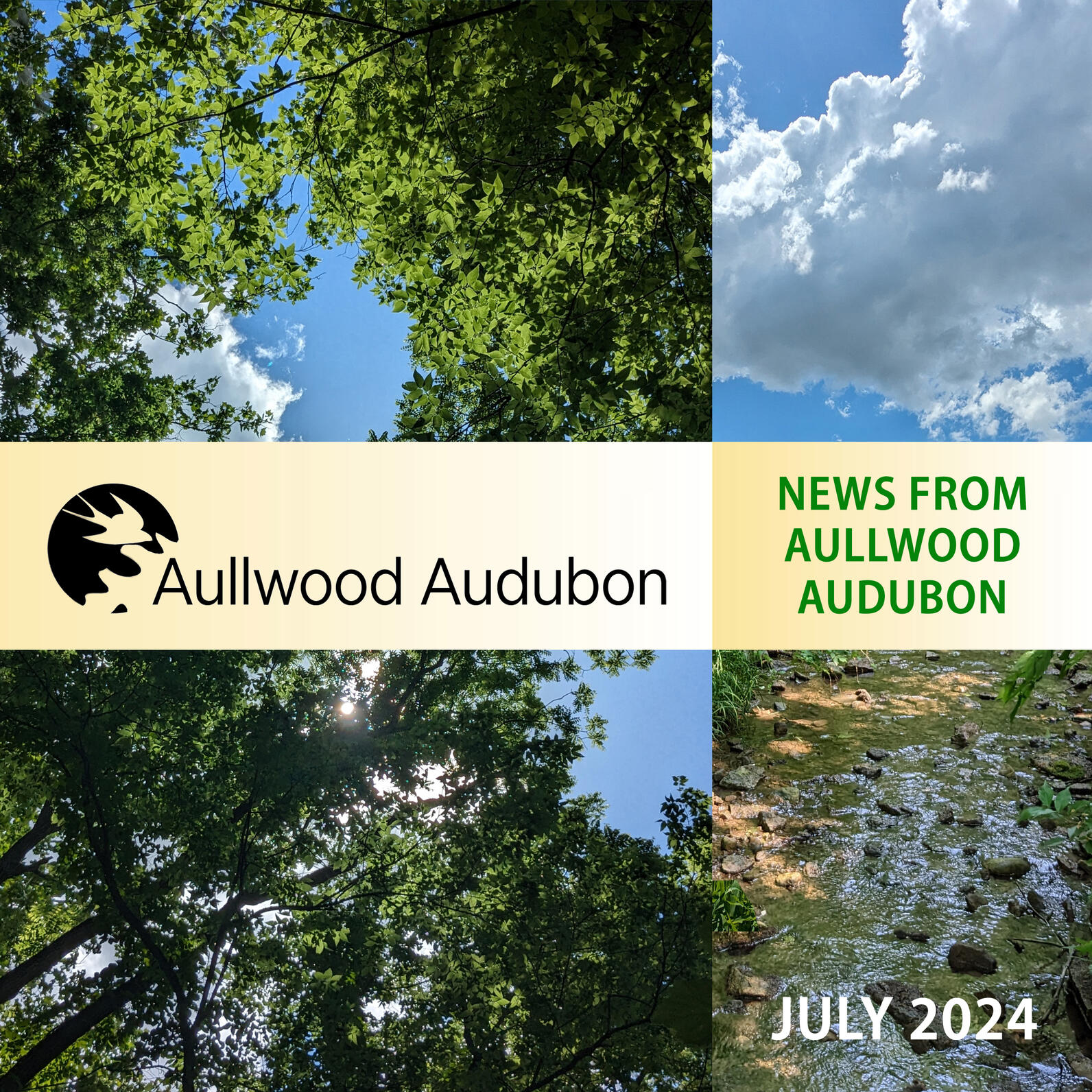 News from Aullwood Audubon July 2024 Header