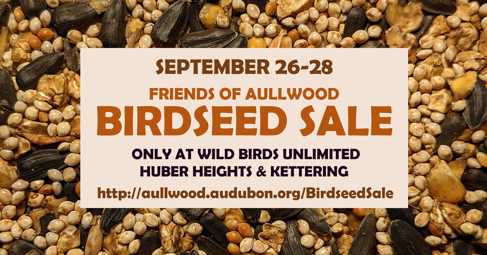 Friends of Aullwood Birdseed Sale 2025